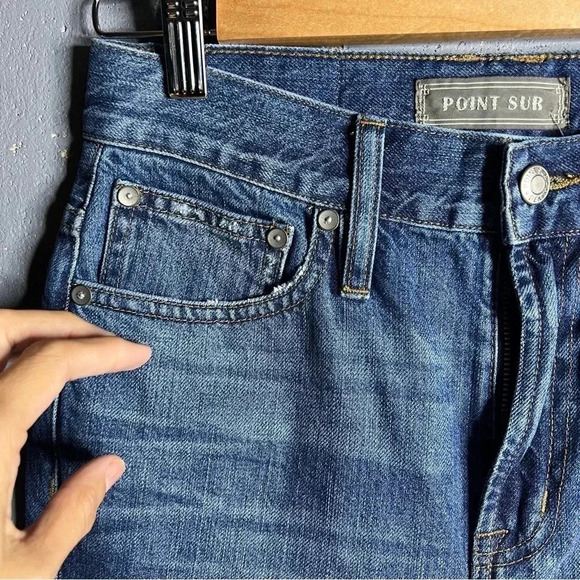 Point Sur NWT straight leg, distress hem jeans.  Size 24 - Picture 4 of 10